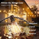 Addlon 150 FT Waterproof Outdoor String Lights