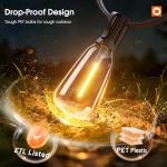 Addlon 150 FT Waterproof Outdoor String Lights