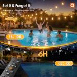 Addlon 150 FT Waterproof Outdoor String Lights