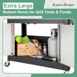 Captiva Designs 6-Burner Propane BBQ Grill