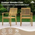 7-Piece Acacia Wood Patio Dining Set for 6