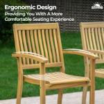 7-Piece Acacia Wood Patio Dining Set for 6