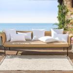 MIULEE 12x20 Outdoor Water-Resistant Pillow Insert