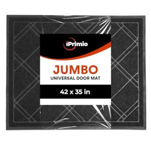 Plaid Universal No-Slip Door Mat - 42 x 35 Inch