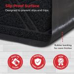 Plaid Universal No-Slip Door Mat - 42 x 35 Inch