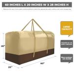 Extra Large Waterproof Patio Cushion Storage Bag