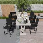 Sundale Outdoor Metal Bar Stool Set of 2