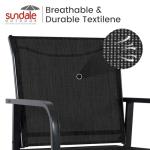 Sundale Outdoor Metal Bar Stool Set of 2