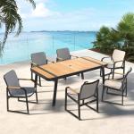 EAST OAK 5-Piece Outdoor Patio Sofa Set