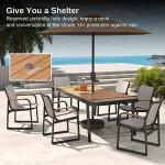 EAST OAK 5-Piece Outdoor Patio Sofa Set