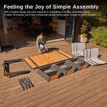 EAST OAK 5-Piece Outdoor Patio Sofa Set