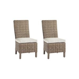 Beachcroft Outdoor Wicker Dining Chair Set - 2 Pack