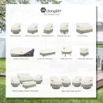 Waterproof 3-Seater Sofa Cover for Patios