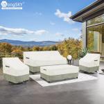 Waterproof 3-Seater Sofa Cover for Patios
