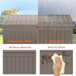 PatioZen 230 Gallon Waterproof Outdoor Storage Box