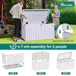 YITAHOME 90 Gallon Outdoor Storage Deck Box