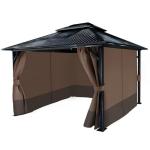 COWVIE 4-Panel Gazebo Privacy Curtain Set