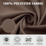 COWVIE 4-Panel Gazebo Privacy Curtain Set