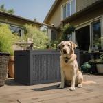 100 Gallon Outdoor Storage Deck Box - Waterproof