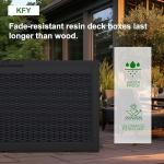 100 Gallon Outdoor Storage Deck Box - Waterproof