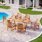Expand Your Space: 7-Piece Acacia Dining Set