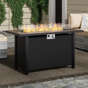 SUNLEI 45" Outdoor Gas Fire Pit Table