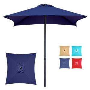 Navy Blue 4.9 ft Patio Umbrella with UV Protection