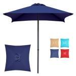Navy Blue 4.9 ft Patio Umbrella with UV Protection