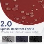 Parkerly Outdoor Chair Cushions - Set of 2, Red