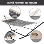 ANOW Double Hammock with Stand for Outdoors