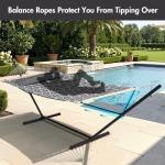 ANOW Double Hammock with Stand for Outdoors
