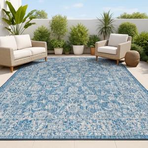 Bohemian Floral Indoor/Outdoor Area Rug 5' x 8