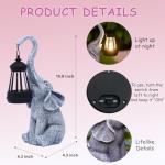 Goodeco 11" Elephant Statue for Garden Decor