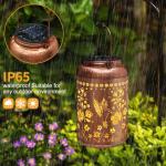 Hummingbird Solar Lanterns for Outdoor Decor