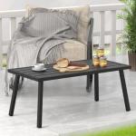 C-Hopetree Rectangle Metal Outdoor Coffee Side Table