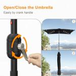 Bonosuki 6x9ft Solar Light Patio Umbrella