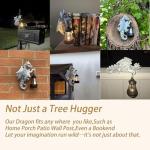 Fashionoda Solar Lantern Dragon Tree Hugger Statue