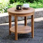 Indonesian Teak Arie Outdoor Round Side Table