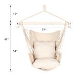 Highwild Hanging Hammock Chair with Cushions