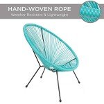 3-Piece Light Blue Acapulco Patio Bistro Set