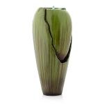 Alpine Outdoor Antique Jar Water Fountain with LED