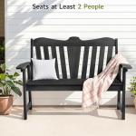ONBRILL 2-Person Weatherproof Outdoor Garden Bench