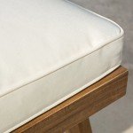 3-Piece Acacia Wood Bistro Set in Teak Finish