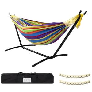 SZHLUX Heavy-Duty Double Hammock with Stand