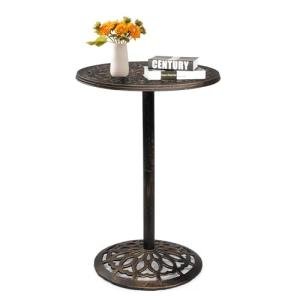 VINGLI 40" Round Outdoor Bar Table