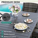 7-Piece Outdoor Patio Dining Set with Cushions
