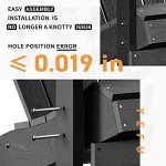 Set of 4 Black Weather-Resistant Adirondack Chairs