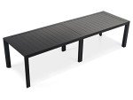 Large Aluminum Rectangular Outdoor Dining Table for 10