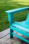 Black Modern Adirondack Chair by POLYWOOD