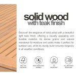 Franklin 9-Piece Teak Patio Dining Set